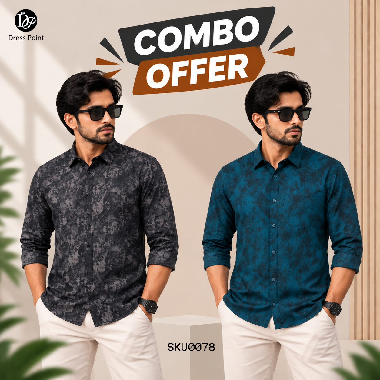 Casual full-sleeve shirt